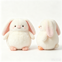 Peluche pingouin rond et moelleux personnalisée AI, conception ODM/OEM, jouet en peluche animal gras et souple, poupée en peluche sur mesure, vente en gros, usine de jouets en peluche