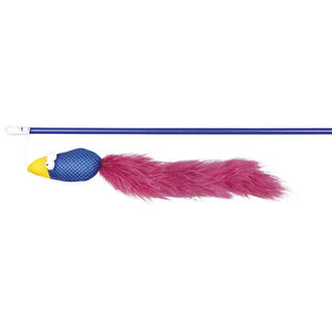 Varita de juguete con pájaro y plumas de 50 cm, juguete interactivo para mascotas - Product Image 3