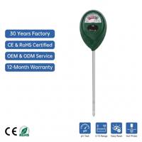 pH-mètre analogique pour sol avec sonde métallique pour l'analyse des sols de jardin, vente en gros d'usine OEM