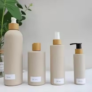 Bouteille en plastique écologique en paille de blé personnalisée 2024, pulvérisateur à pompe, capacité de 100 ml à 500 ml, vente chaude, impression d'écran, emballage - Product Image 2