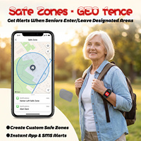 Reloj Inteligente VL12S 900MAH 4G GPS con Monitor de Presión Arterial/SpO2/Temperatura, Llamada SOS, Detección de Caídas, Pulsera Inteligente para el Cuidado de Personas Mayores