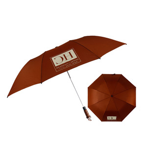 A prueba de viento Auto abierto grande sólido paraguas plegable con Logo - Product Image 2