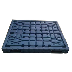 Pallet impilabili reversibili in plastica per soffiaggio a doppia faccia 1600x1400x150mm con prezzo del produttore - Product Image 2