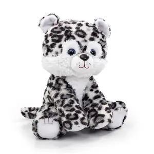 Sveglio Molle Animali di Peluche 20 CENTIMETRI Giocattolo Della Peluche di Tigre/Leopardo Delle Nevi/Rhino/Elefante Logo Personalizzato Giocattoli di Peluche