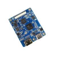 Carte mère universelle PCBA KN Brand à trois interfaces VGA DVI pour pilote d'écran USB, contrôleur LCD, épaisseur de cuivre 1,6 mm