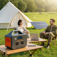 Mini générateur 300/500W, station d'alimentation portable légère pour les situations d'urgence, utilisation en extérieur, compatible avec les voitures, solution de secours tout-en-un