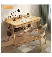Escritorio Moderno Ergonómico de Altura Ajustable para Oficina en Casa, Estación de Trabajo para Portátil con Estructura de Acero Resistente y Superficie de Madera