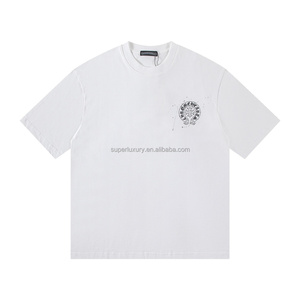 Camisetas Blancas al por Mayor <span class=keywords><strong>de</strong></span> Chromm para el Directorio Youtoo, 100% Algodón, Estilo Urbano, Tallas Grandes, para Hombre, Camisetas con Estampados - Product Image 3