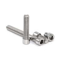 Vis à tête hexagonale à six pans creux en acier inoxydable 304 316 A2-70 A4-8, vis à tête hexagonale à six pans creux, boulons à tête hexagonale M1.6-M12