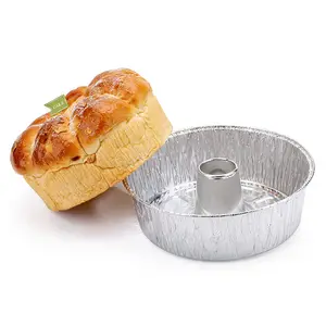 50 Pk Foil 6 Cavity Aluminum Pan Cake Mold Muffin Cupcake Disposable Container !