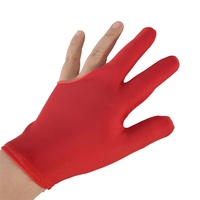 Gants de billard WECARE GLOVE à trois doigts en spandex pour usage commercial