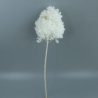 Hydrangea blanc en forme de tour en bois stabilisé style Ins, tige à toucher réel pour décoration florale DIY, Hydrangea Panicle