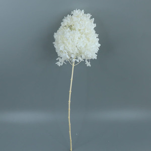 Hortensia Blanca en Forma de Torre de Madera Preservada Estilo Ins, con Tallo de Tacto Real para Decoración Floral DIY, Hortensia Panícula - Product Image 4