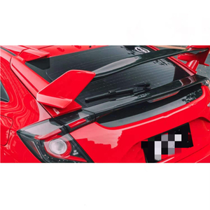 Alerón Trasero Tipo <span class=keywords><strong>R</strong></span> de Fibra de Carbono ABS de Alta Calidad Haosheng para Honda <span class=keywords><strong>Civic</strong></span> Hatchback 10 2016 2017 2018 2019 <span class=keywords><strong>2020</strong></span> 2021 - Product Image 2