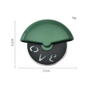 Cortador de <span class=keywords><strong>Pizza</strong></span> con Cubierta Protectora para la Cuchilla, Fácil de Limpiar, Cortador de <span class=keywords><strong>Pizza</strong></span> Manual - Product Image 2