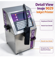 Printer Inkjet CIJ Markem-Imaje 9029 Bekas Berkualitas Tinggi Harga Terjangkau, Mesin Pengkodean Tanggal Kedaluwarsa Industri