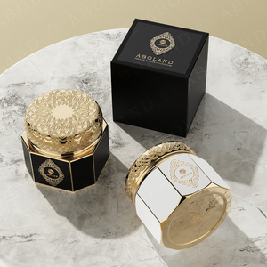 150G Custom Label Screw Cap Cosmetic Packaging <b>Empty</b> Bottle Glass <b>Jar</b> Glass Can Screen Printed With Box - Product Image 3