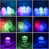 Luces LED RGB de 24V, Luces Puntuales para Pistas de Carreras, Luces LED de Píxeles para Carnavales, Luces LED Coloridas para Atracciones, Iluminación Decorativa