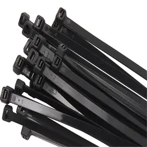 14 inch black heavy duty zip ties Powerful self-locking cable ties Flame retardant cable tie