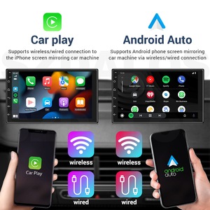 Autoradio Android 7 Pouces MTK6580 2 Go/32 Go avec CarPlay et Android <span class=keywords><strong>Auto</strong></span> pour Véhicule Universel - Product Image 3
