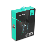 Venta al por mayor barato 3600DPI ratón óptico para juegos ergonómico LED USB ratón con cable ordenador PC portátil ratón Universal Usb