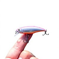 Leurre dur coulant de type micro-minnow pour ruisseau, style japonais, pour poisson mandarin à yeux rouges et poisson-roux, 4.2g 4.5g x 52