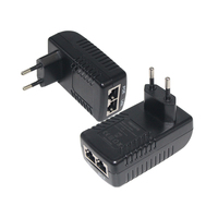 Ethernet rj45 CCTV macchina fotografica del IP 802.3af 24 Watt Spina di Parete PoE Injector Adattatore 48V 0.5a poe injector 24 W