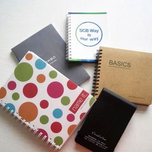 <b>Cheap</b> Promotional Custom Color <b>Paper</b> Cover Notebook <b>A4</b> A5 School Exercise Book for Writing - Product Image 2
