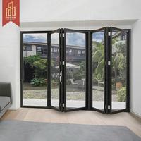Porte pliante solide à isolation thermique de 75 mm, balcon, patio, garage