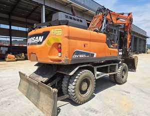 Excavadora de Ruedas Usada Original Coreana Doosan DX160W DX160, Excavadora Hidráulica Isuzu con Cucharón de 16 Toneladas, Excavadora Agrícola Usada Daewoo - Product Image 3