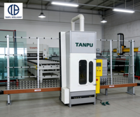 Machine de sablage horizontal du verre TANPU avec moteur et pompe, économe en énergie, 380V, épaisseur 3-18mm, capacité 100%