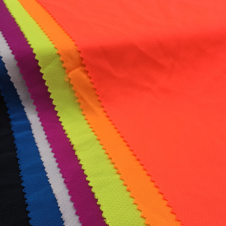 Haute Qualité 100% Polyester Multicolore Polo En Tricot Piqué Tissu