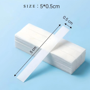 Protège-cils en papier fins pour rehaussement et teinture des cils, usage professionnel en salon, compensateurs naturels pour recourbement des cils - Product Image 2