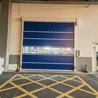 Porte rapide automatique en PVC de haute qualité, certifiée CE, moderne, étanche et finement finie