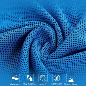 Cooling Quick-Dry Polyester Custom Logo Sports Microfiber Gym <b>Towel</b> Ice Silk <b>Sweat</b> Fitness Working Out <b>Towels</b> - Product Image 3