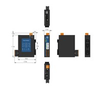 Gateway BACnet Industri Cerdas BAC2004-ARM, Konverter Multi-Protokol untuk Otomasi Bangunan, HVAC, dan Manajemen Energi