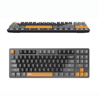Keyboard Gaming Kustom Baru dengan Lampu Latar Pelangi, Antarmuka USB, Anti-Ghosting, Bahan ABS, Ukuran Penuh untuk Laptop PC, Tahan Air