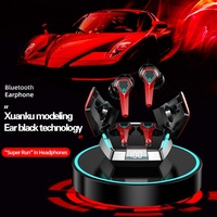 Headphone Game E-Sports TWS Nirkabel BT Peredam Kebisingan Earphone Olahraga Headset Tahan Air Earbud Musik Dengan Mikrofon