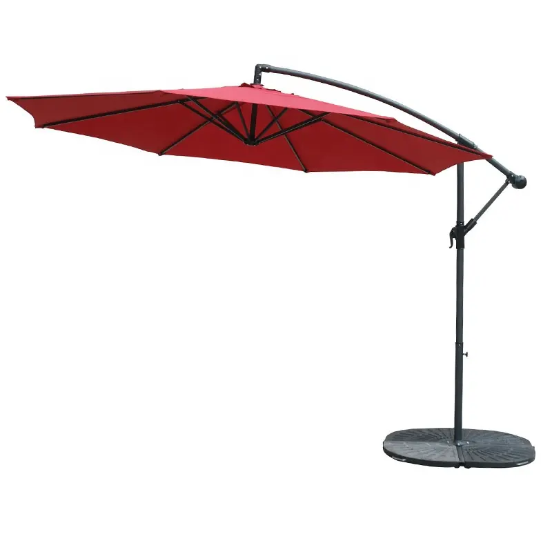Big shade commercial square Hanging patio umbrella wholesale patio umbrellas