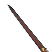 Espada Larga de Simulación de Warcraft, Réplica de Excalibur de Elfo Oscuro, Espada de Juguete de PU, Armas Periféricas de Anime, 120x30cm, Cosplay de Halloween