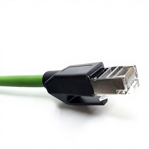 Câble <span class=keywords><strong>Ethernet</strong></span> 4 cœurs à code D RJ45 femelle M12, connexion de capteur, IP67, haute performance, automatisation industrielle, bornes de circuit imprimé - Product Image 4