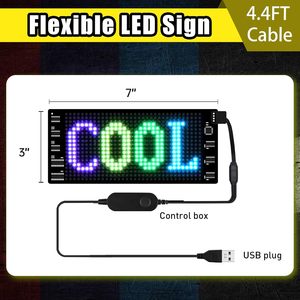 Programmable LED Car Sign Rectangular Bluetooth App Control Static Text <b>Display</b> Vehicle Exterior USB Powered - Product Image 5