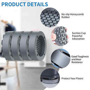 Tampons anti-vibration pour machine à laver Hauteur réglable Socles pour laveuse et sécheuse, antidérapants/silencieux/anti-marche pour toutes les machines - Product Image 4