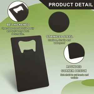 การ์ดธุรกิจสยองขวัญแบบกำหนดเองพร้อมที่เปิดขวดเหล็กขายส่ง - Product Image 4