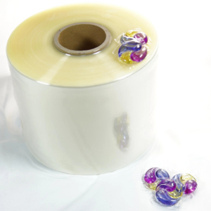 Película en Rollo de Embalaje Soluble en Agua Fría PVA para Cápsulas de Lavandería, Suave, Alta Transparencia, Personalizada, 75-100 Micras - Product Image 1
