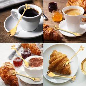 Bộ đồ ăn bằng thép không gỉ cà phê khuấy thìa trà vài lá tráng miệng thìa kem tráng miệng muỗng và Bộ Nĩa - Product Image 5