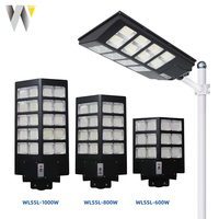Lampadaire Solaire LED Tout-en-Un Étanche IP66 d'Extérieur avec Télécommande 500W 1000W 1500W 2000W