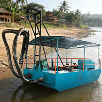 Drague mobile pour le dragage des marais et des zones humides