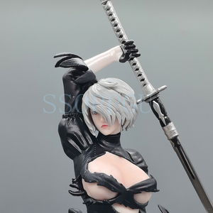 Nuevo NieR Automata Yorha No. 2 Tipo B 2B Figura <span class=keywords><strong>de</strong></span> Acción <span class=keywords><strong>de</strong></span> PVC <span class=keywords><strong>de</strong></span> 30 CM, Muñeca, Estatua <span class=keywords><strong>de</strong></span> Juego GK, Juguete Modelo, Decoración para Adultos - Product Image 3