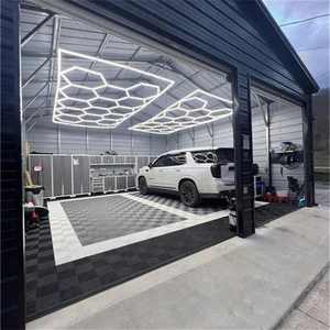 Bán nhà máy trực tiếp LED làm việc ánh sáng mềm phim hộp Đèn cho rửa xe & chi tiết đèn trần cho hội thảo & nhà để xe - Product Image 4